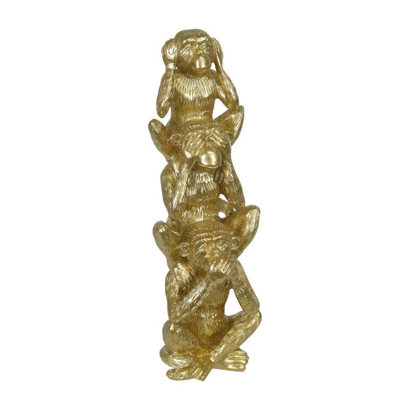 DeSoto Stacking Monkey Figurine thumbnail 3