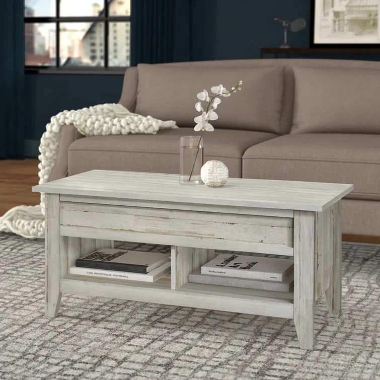 Riddleville Lift Top Extendable 4 Legs Coffee Table with Storage thumbnail 2
