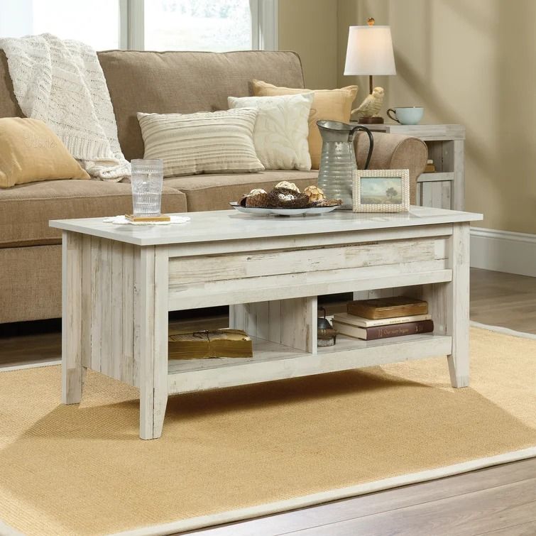 Riddleville Lift Top Extendable 4 Legs Coffee Table with Storage thumbnail 4