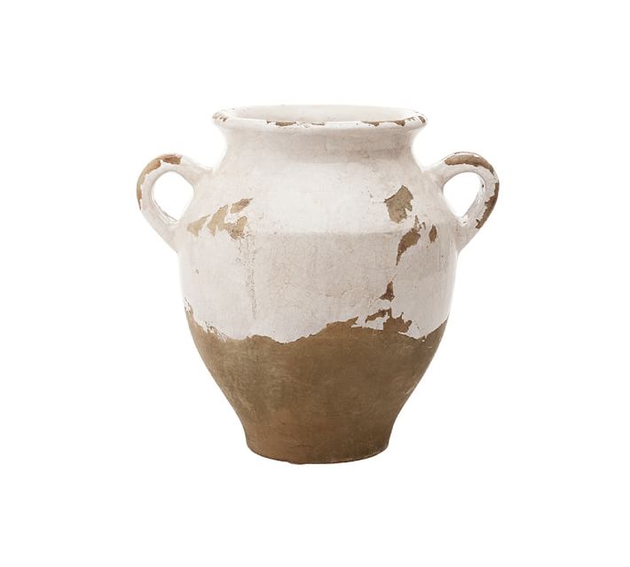 Tuscan Handcrafted Terra Cotta Urn Small thumbnail 2