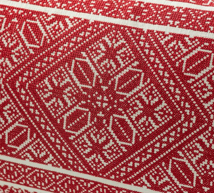 Callia Embroidered Lumbar Pillow Cover thumbnail 3