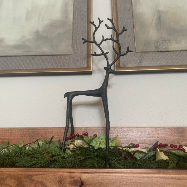 Sculpted Reindeer Object Medium thumbnail 2