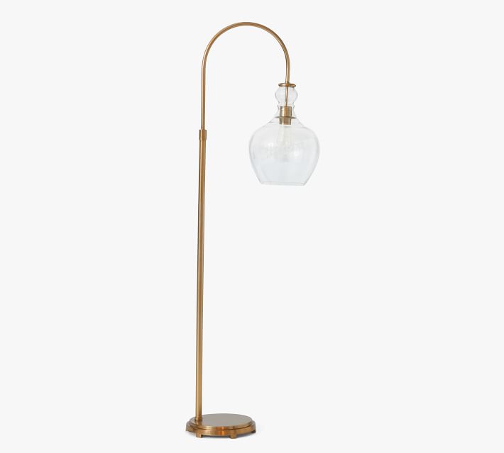 Flynn Recycled Glass Floor Lamp (65") thumbnail 2