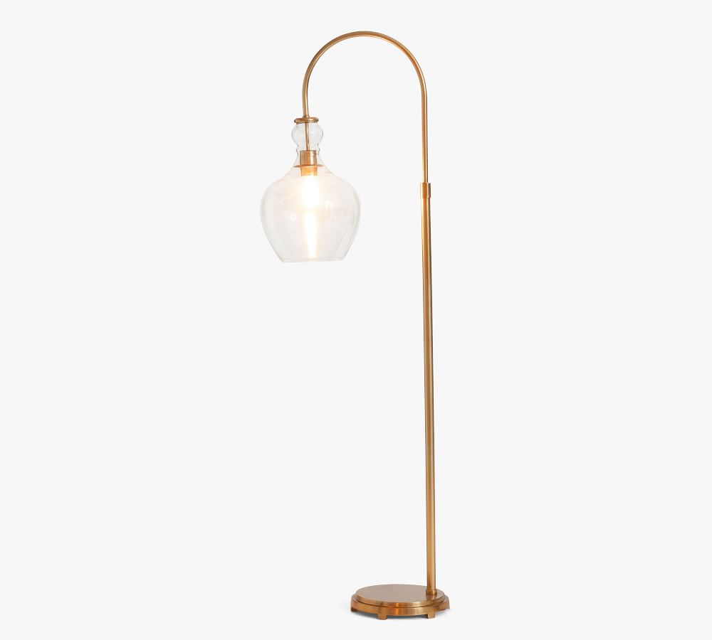 Flynn Recycled Glass Floor Lamp (65") thumbnail 3