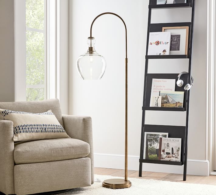 Flynn Recycled Glass Floor Lamp (65") thumbnail 4