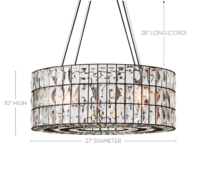 Adeline Crystal Round Chandelier thumbnail 9