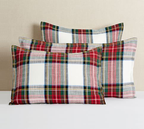 Stewart Plaid Cotton Sham No Insert thumbnail 2