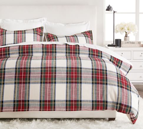 Stewart Plaid Cotton Sham No Insert thumbnail 3