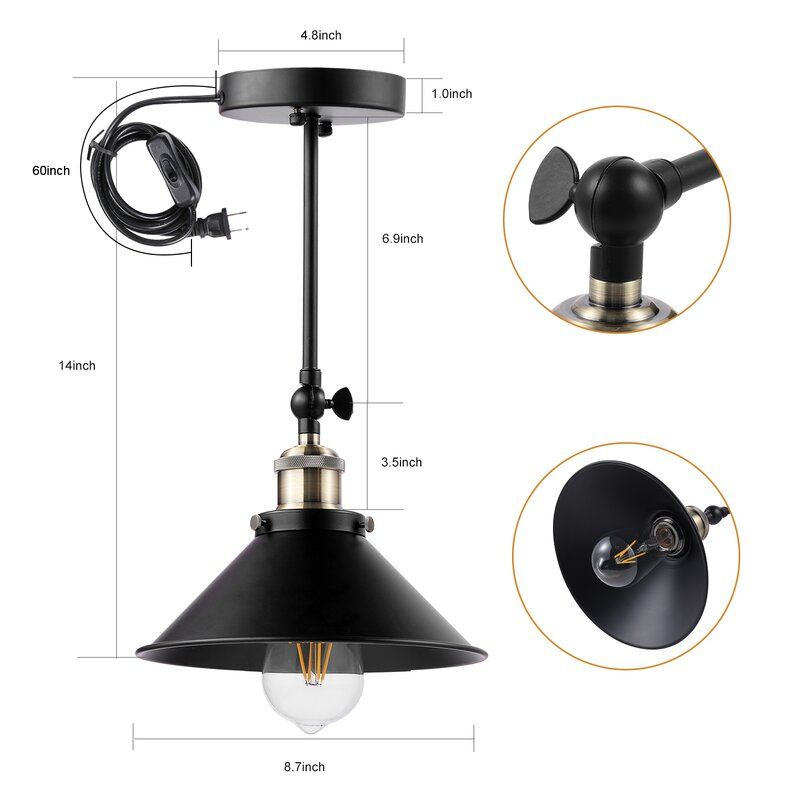 Dolder Grand 3 Light Plug In Black Matte Armed Sconce Set of 3 thumbnail 7