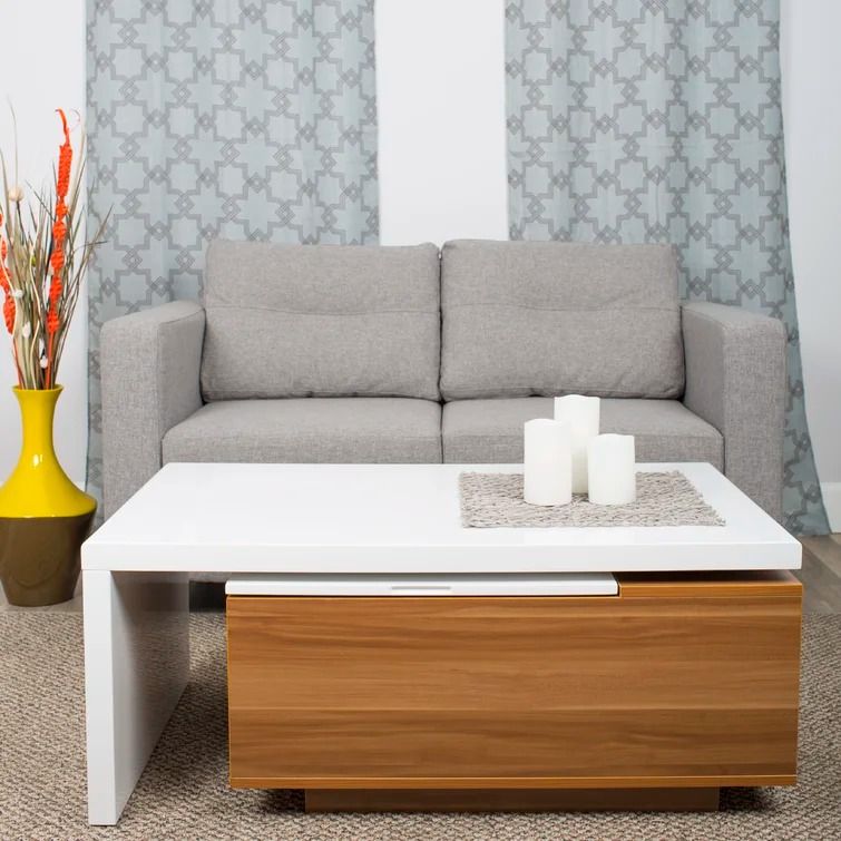 Alexandira Lift Top Coffee Table with Storage thumbnail 2