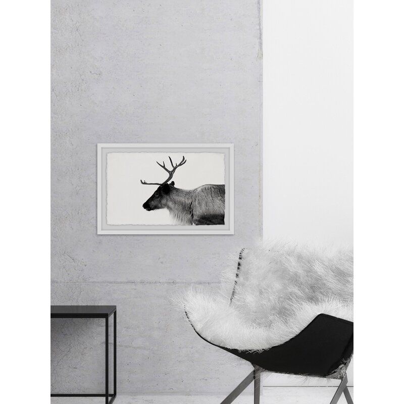 Balis Antler Profile - Picture Frame Graphic Art thumbnail 3
