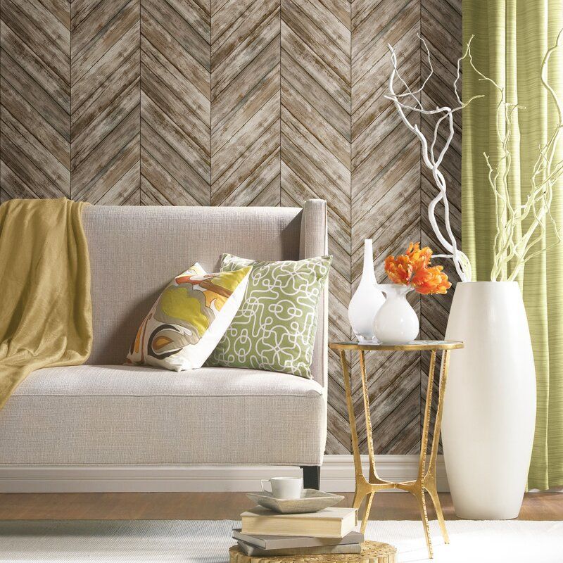 Healdton Herringbone Wood Boards Wallpaper Roll thumbnail 7