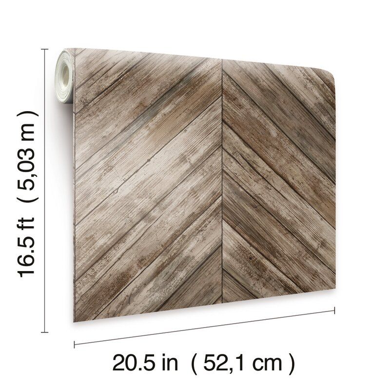 Healdton Herringbone Wood Boards Wallpaper Roll thumbnail 8