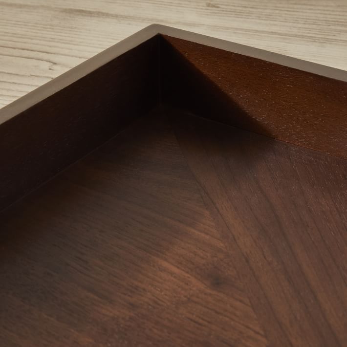 Modern Marquetry Tray Rectangle  thumbnail 5