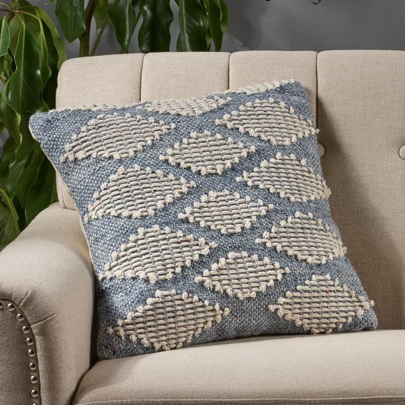 Andrea Geometric Throw Pillow Cover with Insert thumbnail 2