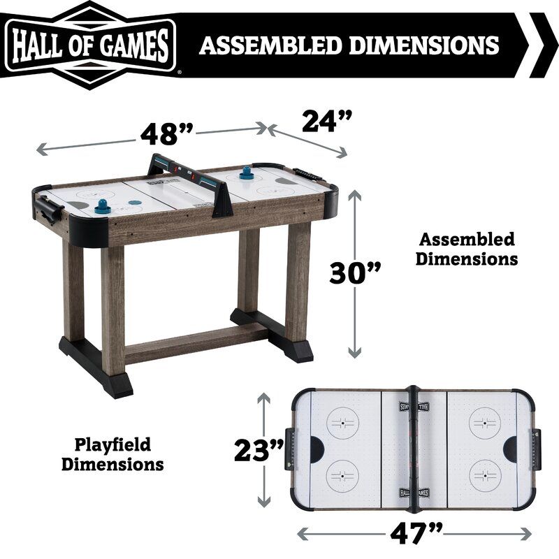 Hall Of Games Charleston 48" Air Powered Hockey Table thumbnail 3