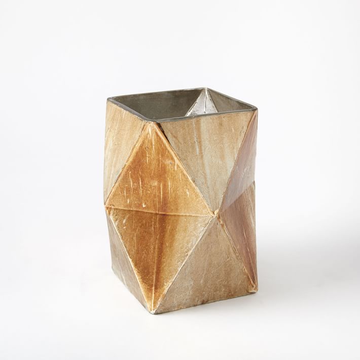 Prism Mecury Vase Medium Gold thumbnail 2
