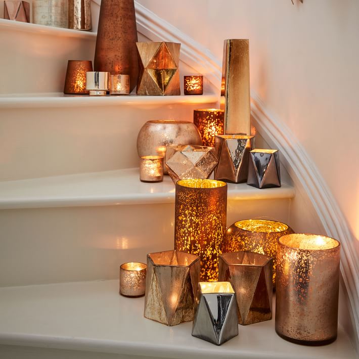 Prism Mecury Vase Medium Gold thumbnail 4