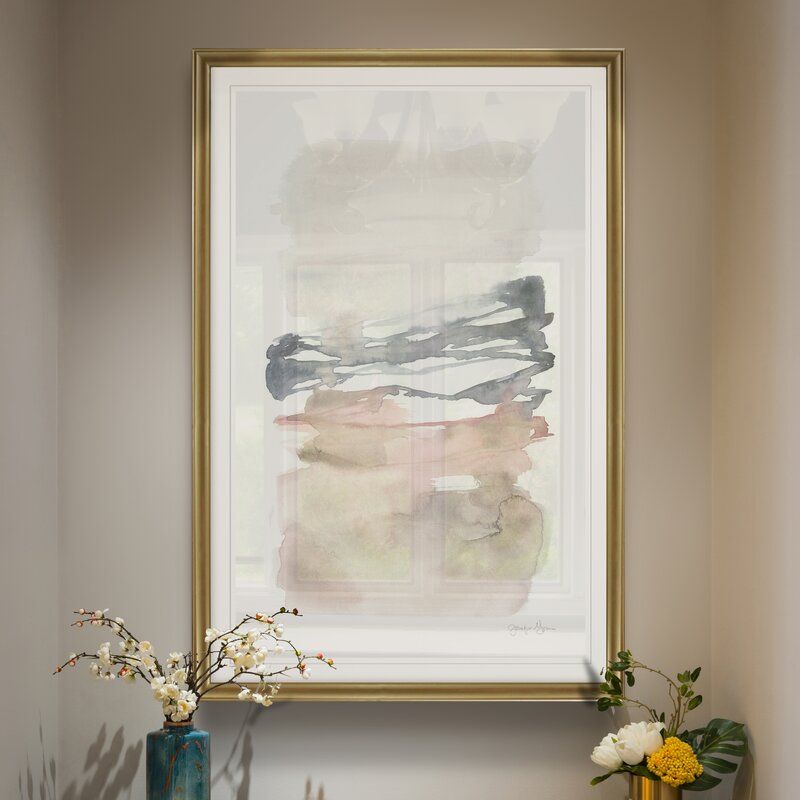 Tiered Horizon Line I Print with Frame thumbnail 3