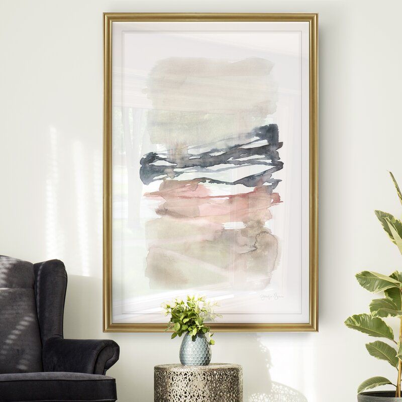 Tiered Horizon Line I Print with Frame thumbnail 4