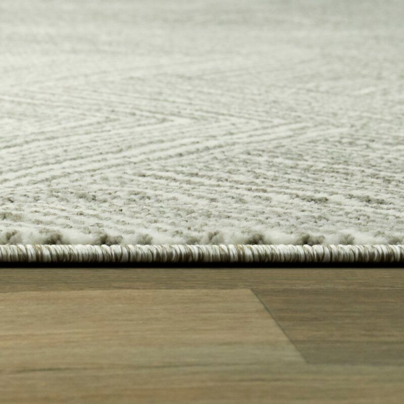 Rectangle Streetsboro Abstract Olive Area Rug 7'10" x 10' thumbnail 4
