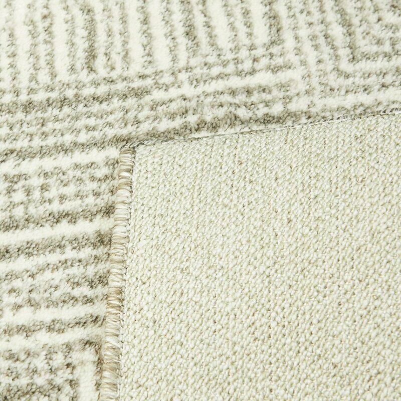 Rectangle Streetsboro Abstract Olive Area Rug 7'10" x 10' thumbnail 5