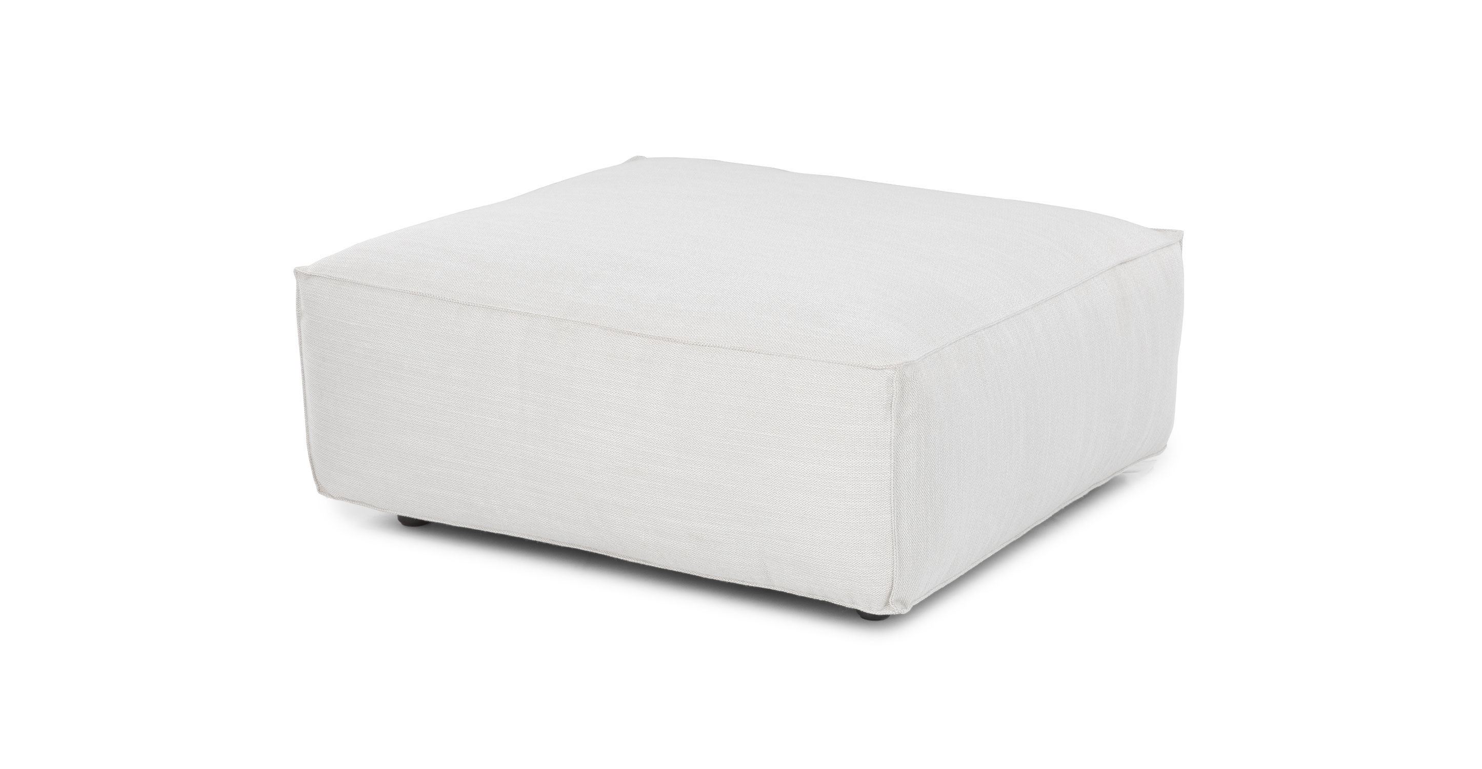 Solae Chill White Ottoman thumbnail 2
