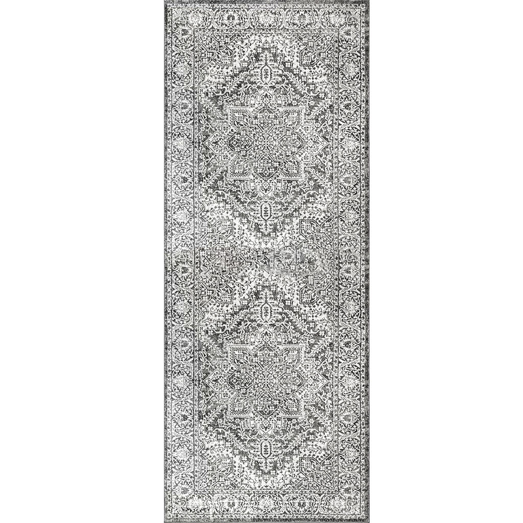 Runner Blane Oriental Light Gray Area Rug 2'3" x 8' thumbnail 2