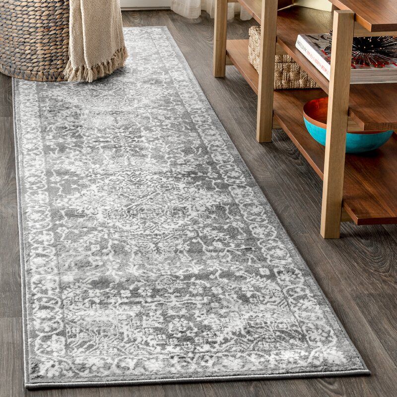 Runner Blane Oriental Light Gray Area Rug 2'3" x 8' thumbnail 5