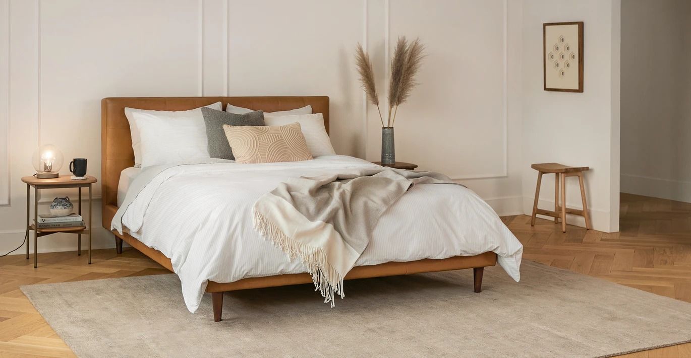 Sven Charme Tan Queen Bed thumbnail 2