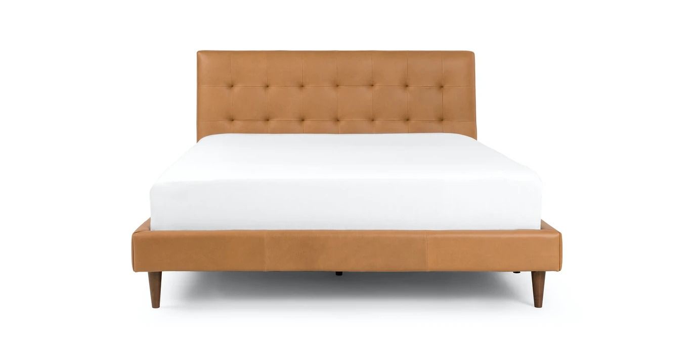 Sven Charme Tan Queen Bed thumbnail 3