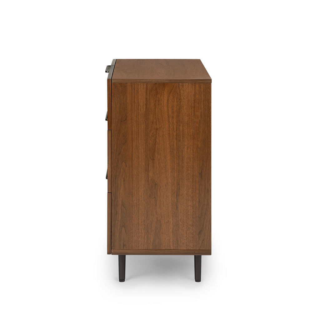 Nera Walnut 3 Drawer Chest thumbnail 2