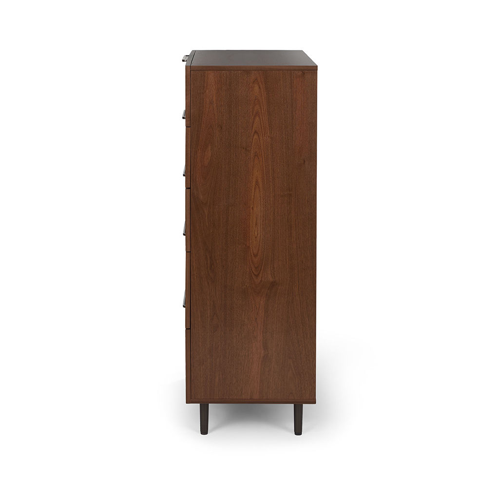 Nera Walnut 5 Drawer Chest thumbnail 2