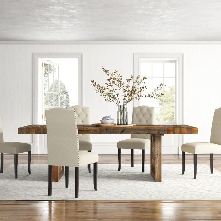 Frederickson Extendable Pine Solid Wood Dining Table thumbnail 2