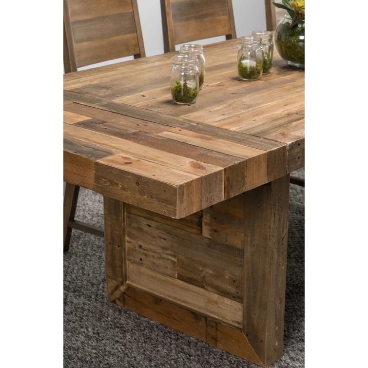 Frederickson Extendable Pine Solid Wood Dining Table thumbnail 6