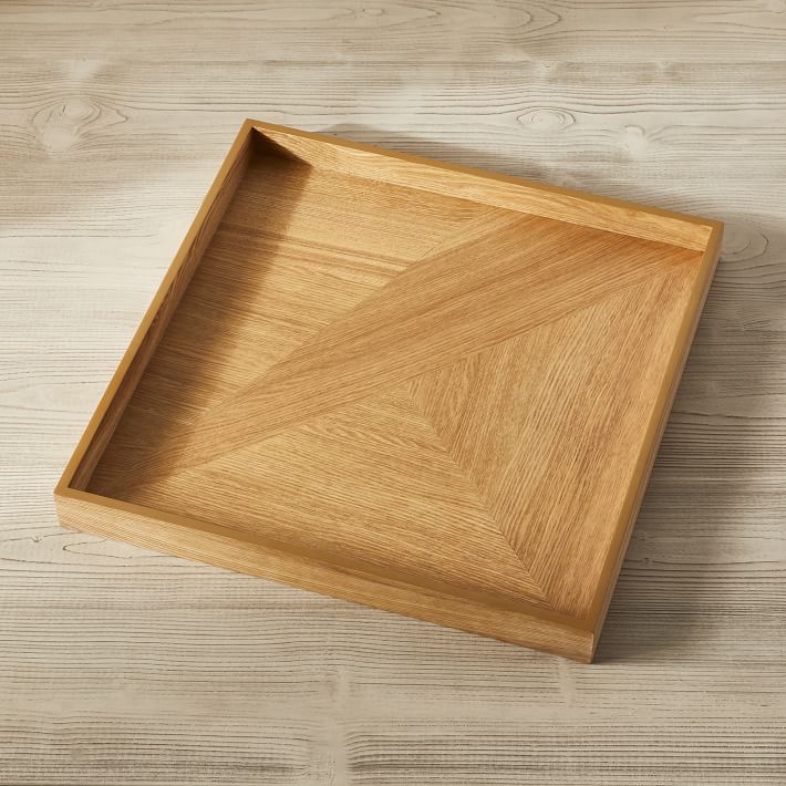 Modern Marquetry Tray Rectangle thumbnail 3