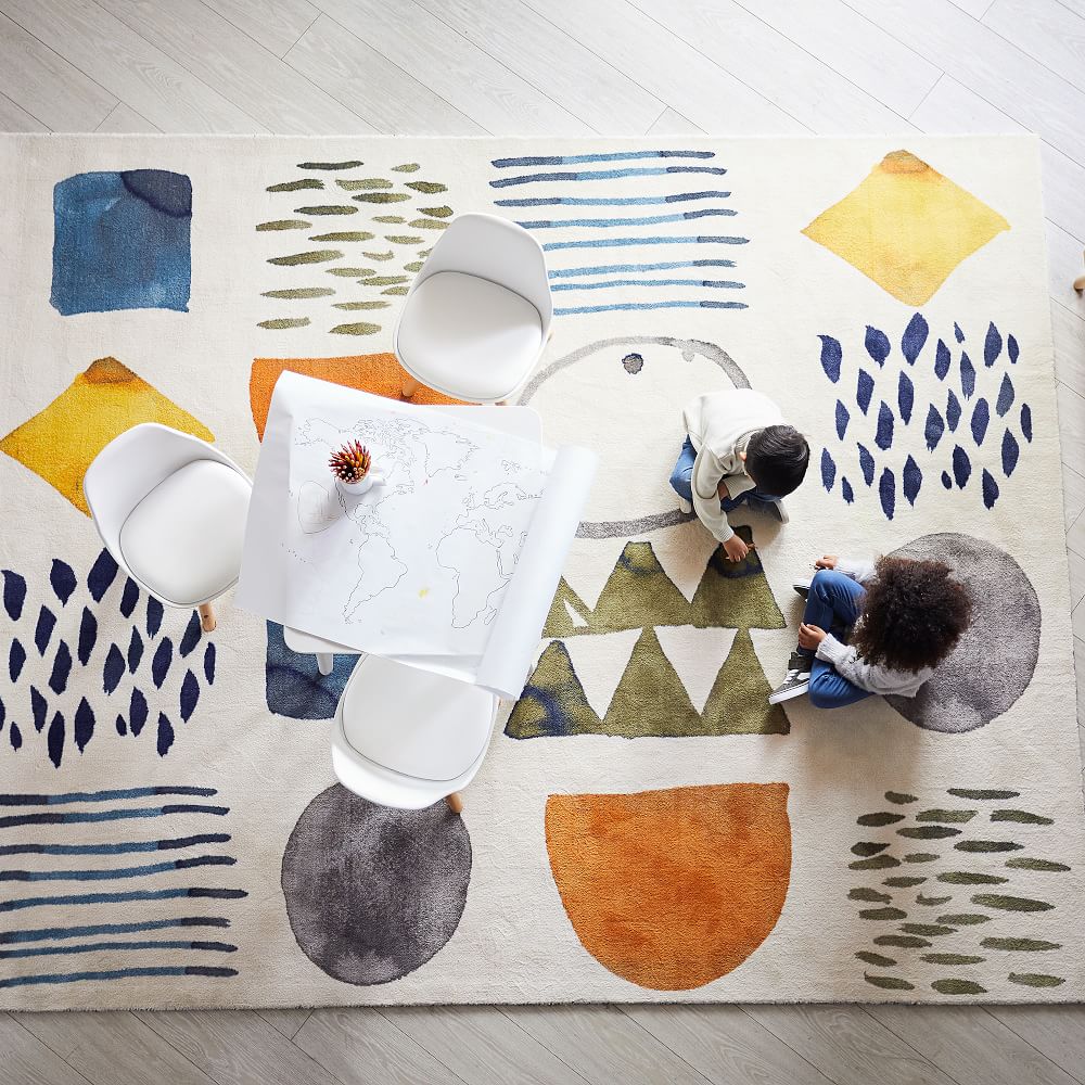 Watercolor Exploration Rug thumbnail 3