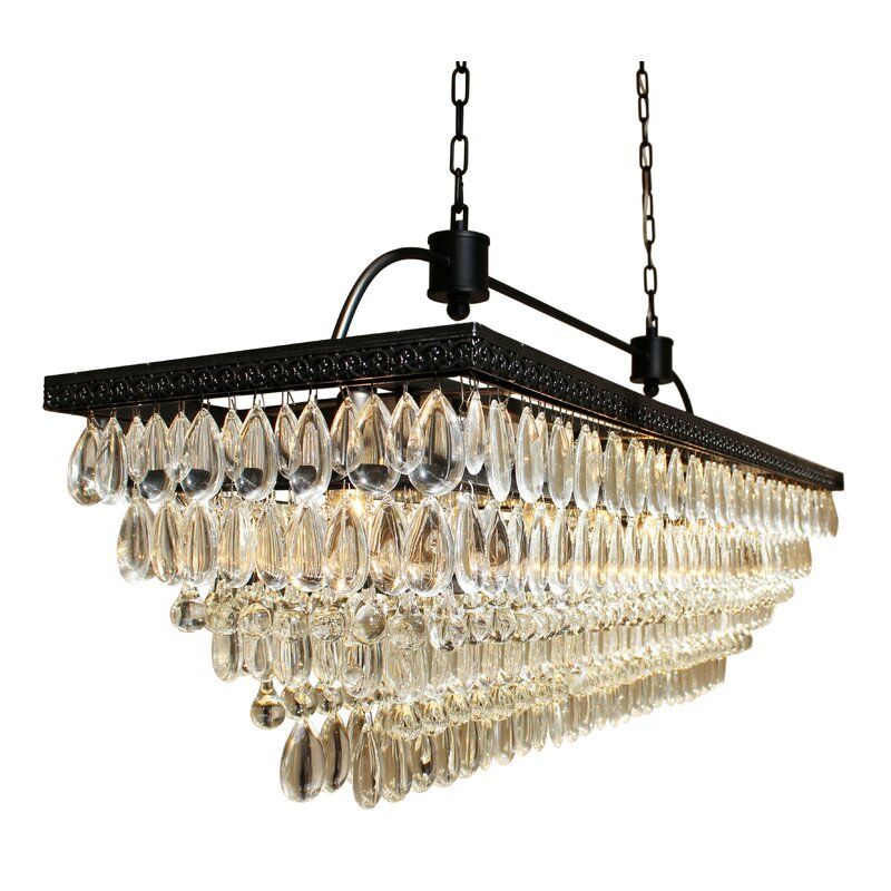 Neerav 6 Light Unique  Statement Geometric Chandelier thumbnail 2