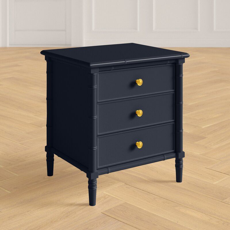 Ava 3 Drawer Nightstand thumbnail 4