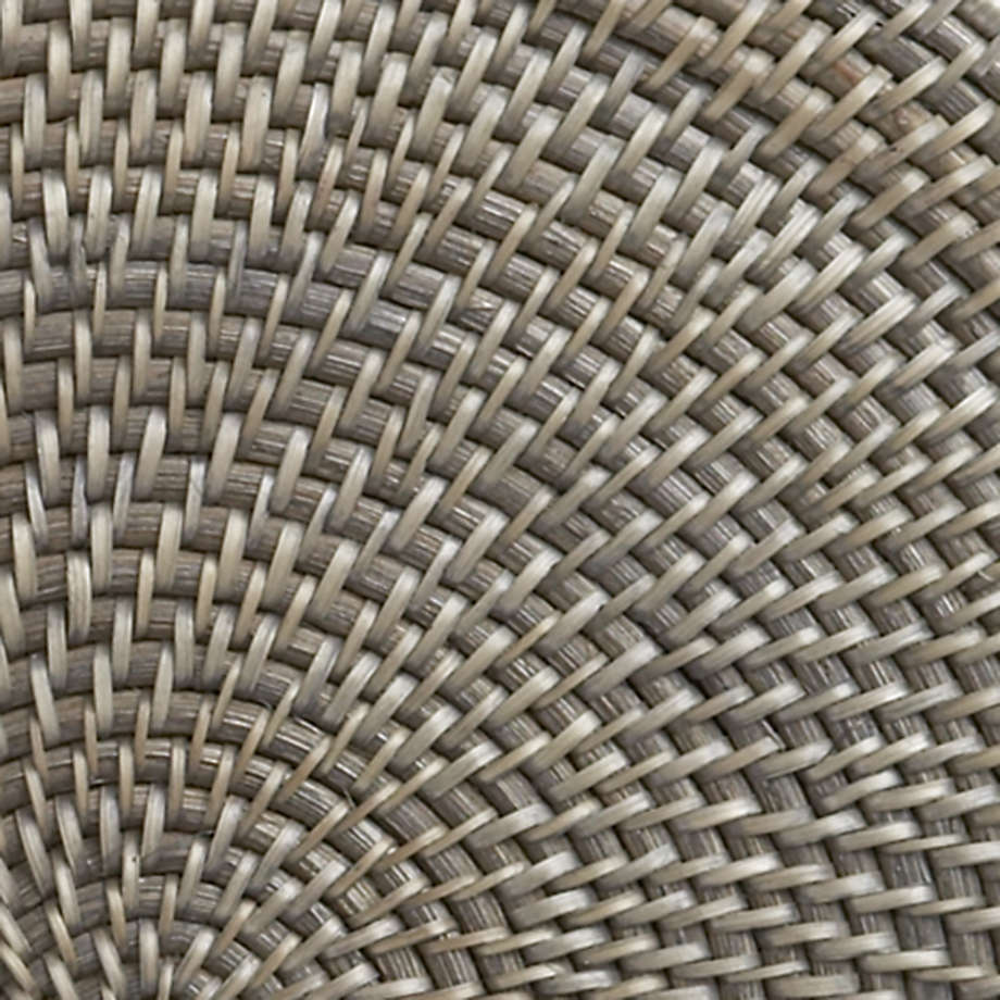 Artesia Grey Rattan Round Placemat thumbnail 3