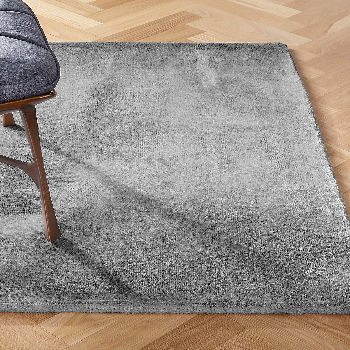 Wash Grey Watercolor Rug 8'x10' thumbnail 2