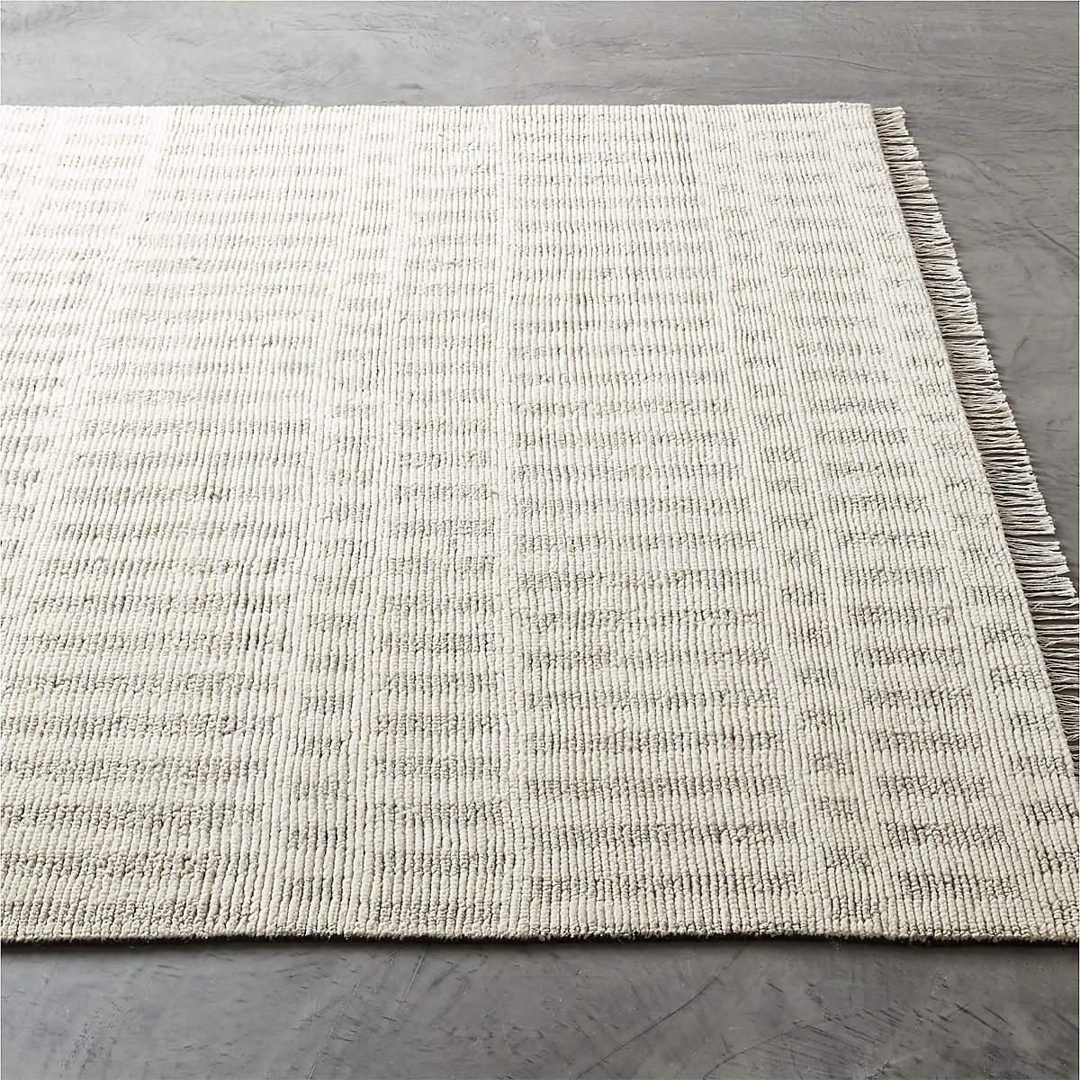 Esme Ivory Tan Hand Knotted Rug 6'x9' thumbnail 2