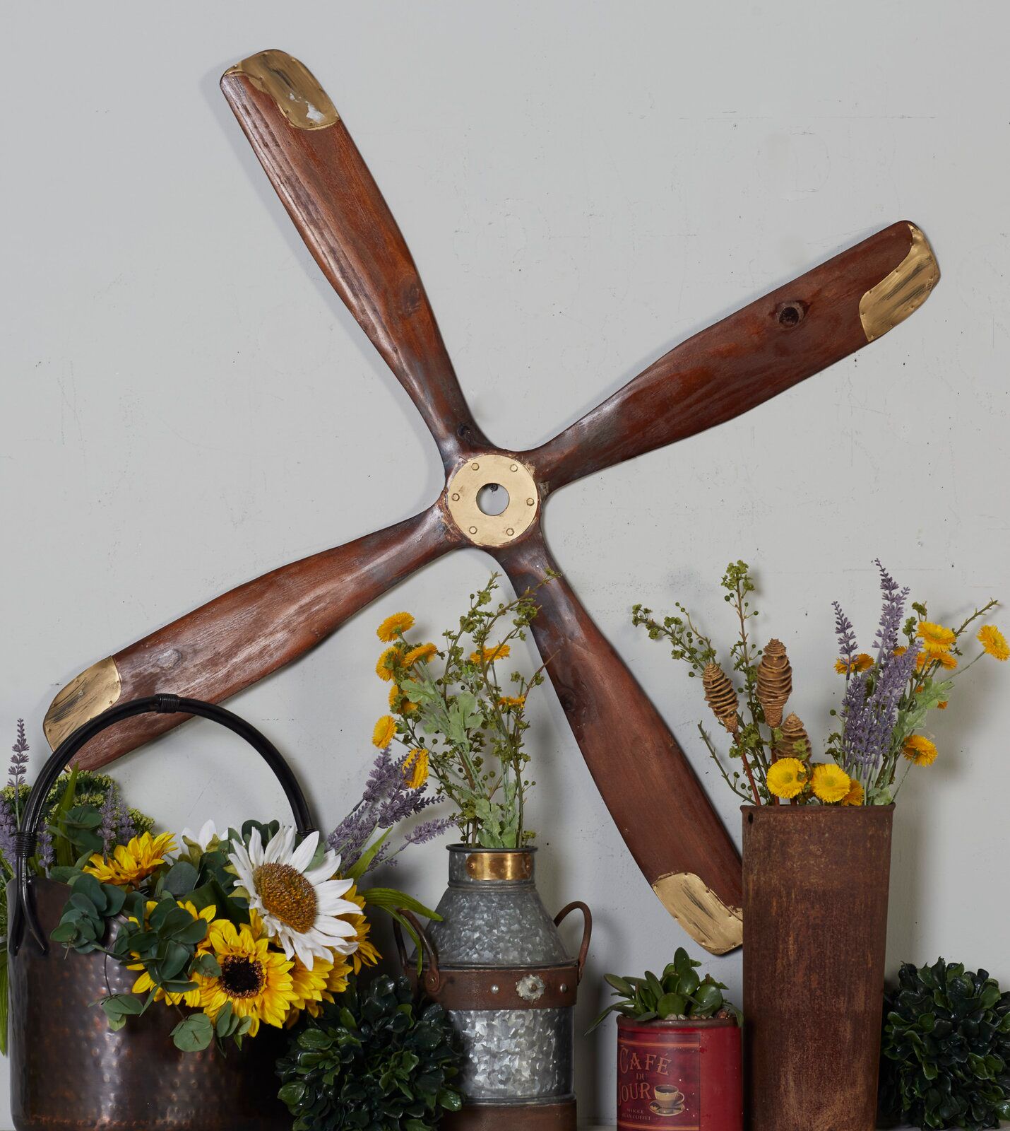 Wood Airplane Propeller Wall Decor thumbnail 2