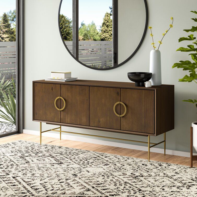 Galiano Solid Wood Buffet Table thumbnail 3