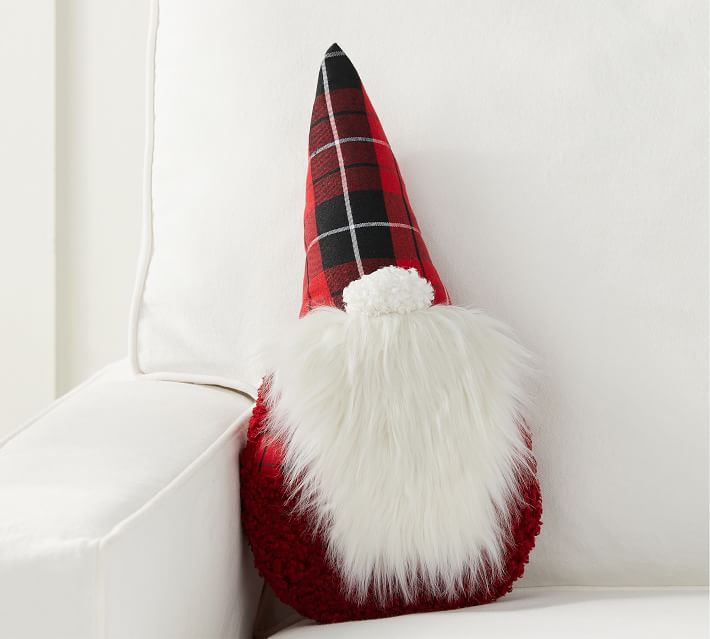 Gnome Shaped Pillow - Lars Red Multi thumbnail 2
