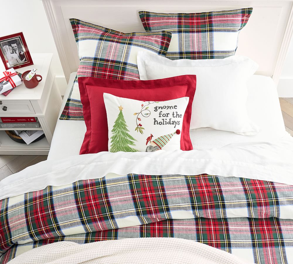 Stewart Plaid Cotton Duvet Cover Queen thumbnail 3