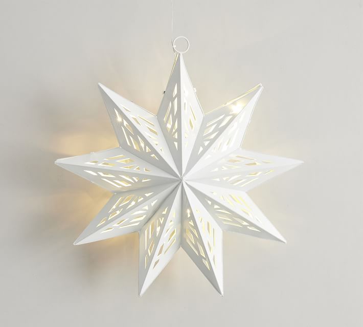 Lit Nordic Metal Star Small  thumbnail 2