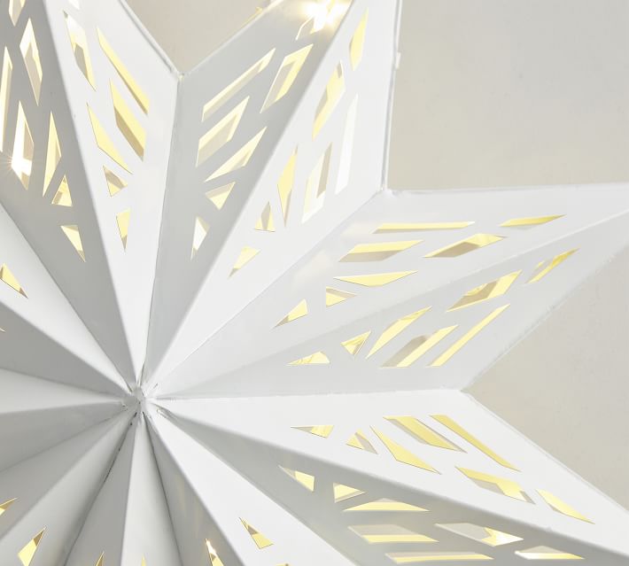 Lit Nordic Metal Star Small  thumbnail 3