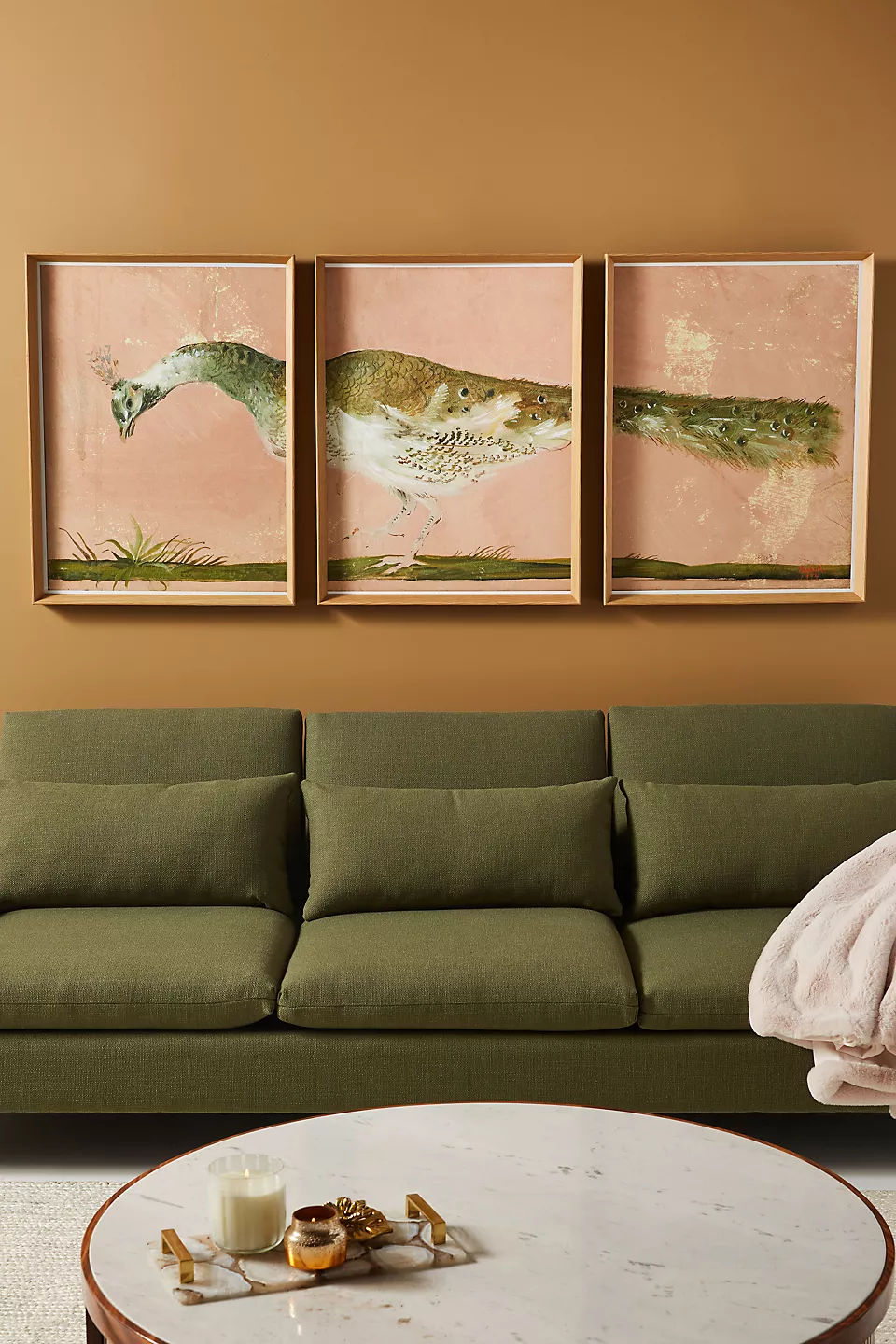Chinoiserie With Birds And Peonies With Frame 40"x30" thumbnail 5