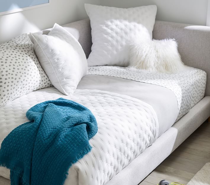 Corner Timo Upholstered Twin Bed thumbnail 2